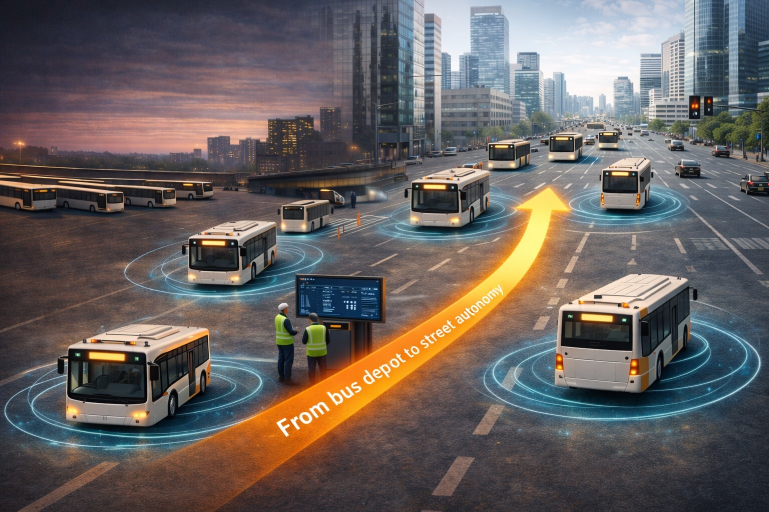 Evolution from depot to public streets